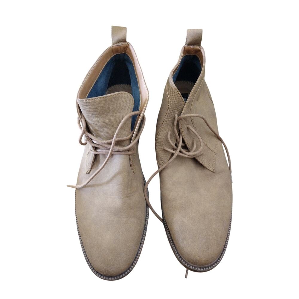 Parker & Sky Men's Tan Suede Chukka Boots Desert Lace Up Ankle Boots Size 10 EUC